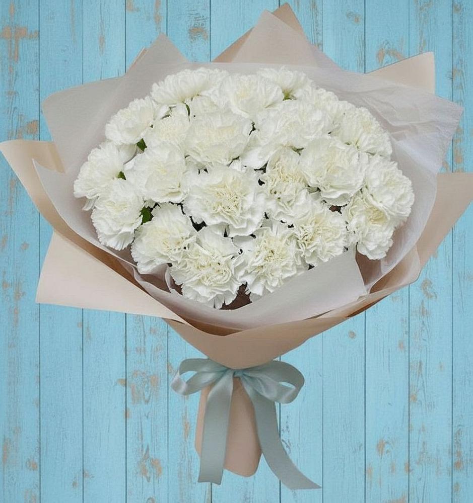 Букет цветов из: Гвоздики в Славске