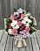 Букет цветов из: Альстромерии, Гвоздики, Розы и Хризантемы в Славске