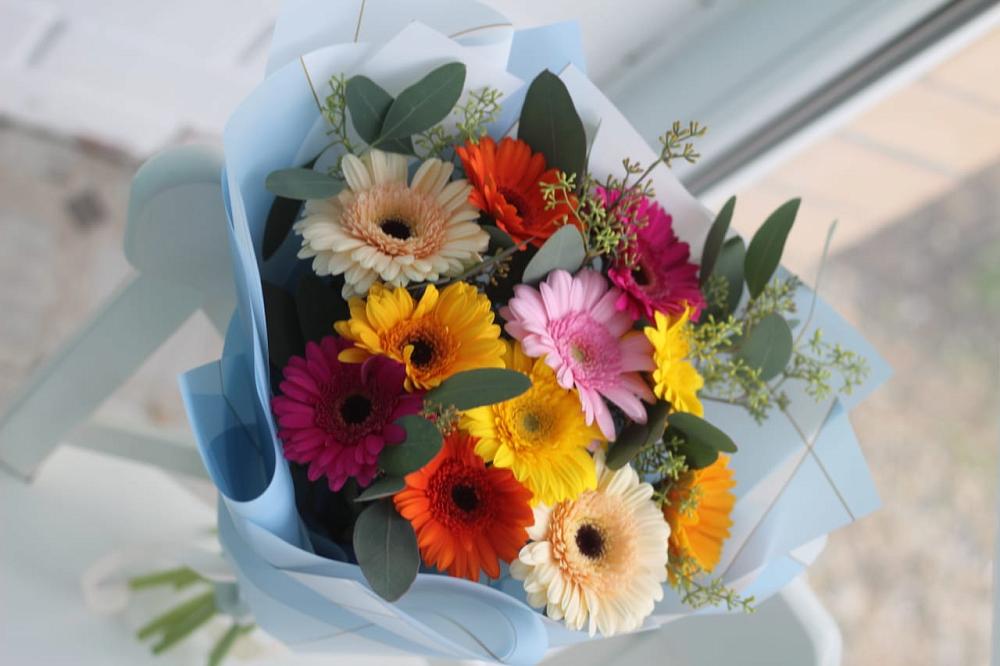 Букет цветов из: Герберы в Славске