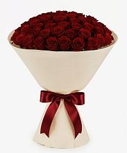 Букет 101 Бордовая роза Блэк Бакарра в Славске