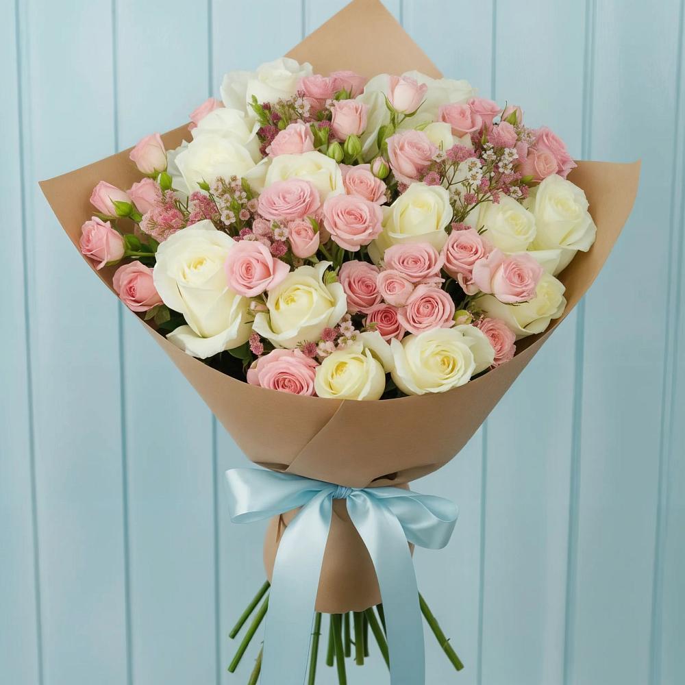 Букет цветов из: Розы в Славске