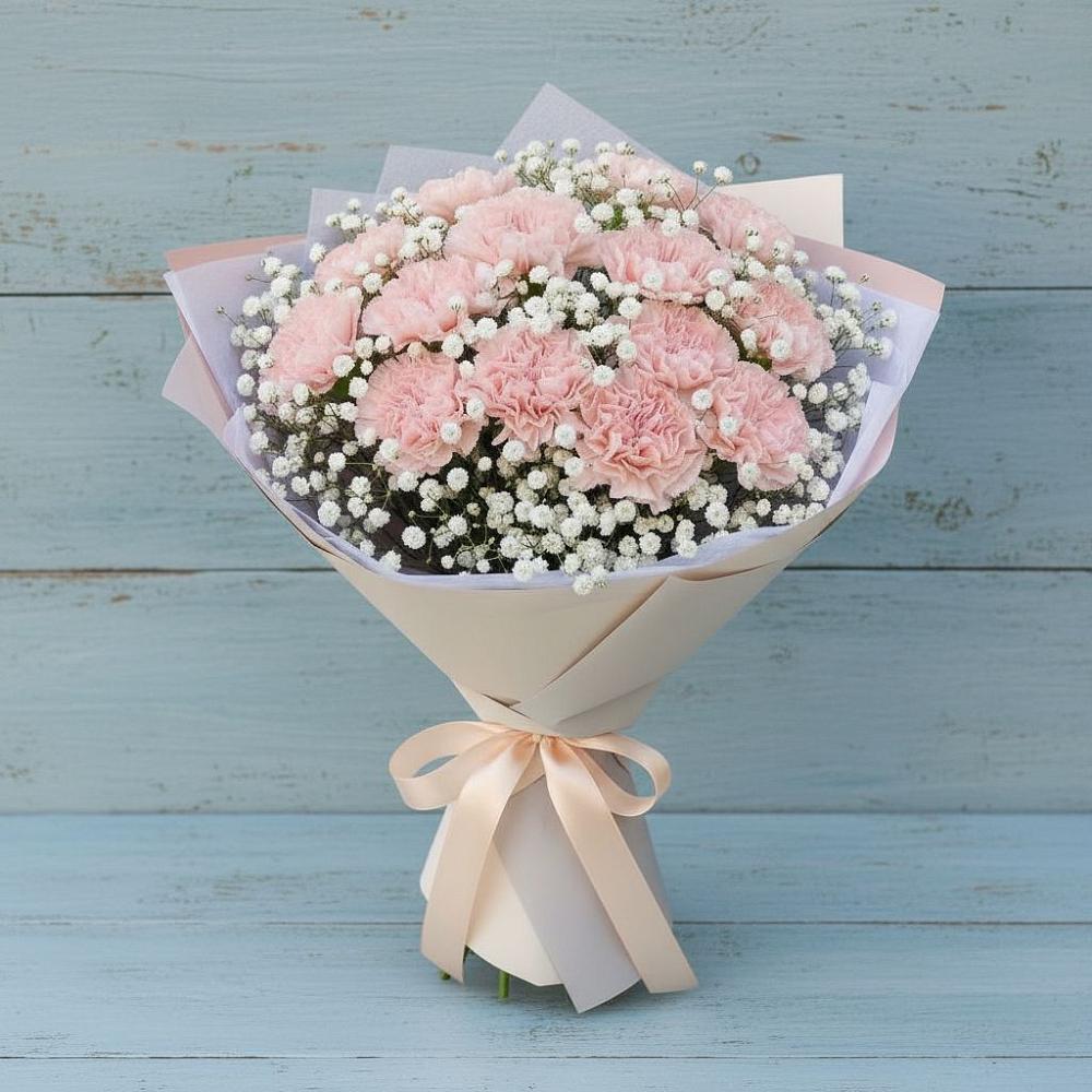 Букет цветов из: Гвоздики в Славске