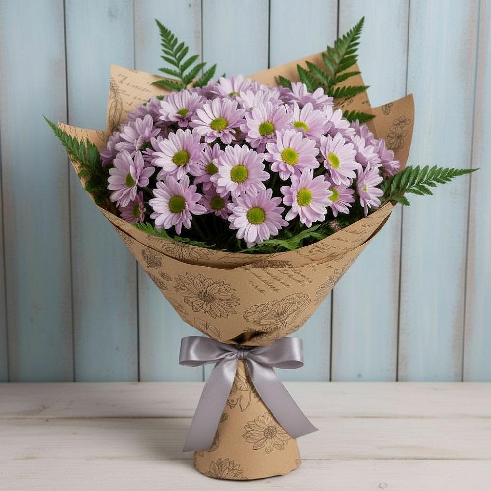 Букет цветов из: Хризантемы в Славске