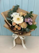 Букет цветов из:  Герберы и Хризантемы в Славске