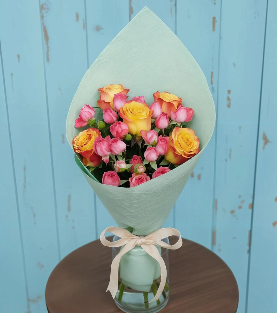 Букет цветов из: Розы в Славске