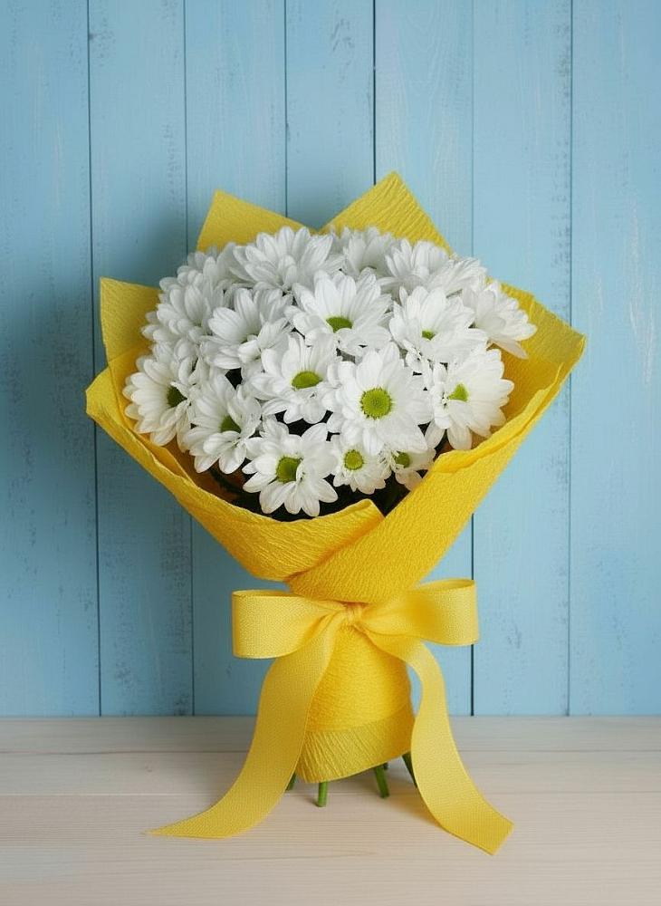 Букет цветов из: Хризантемы в Славске