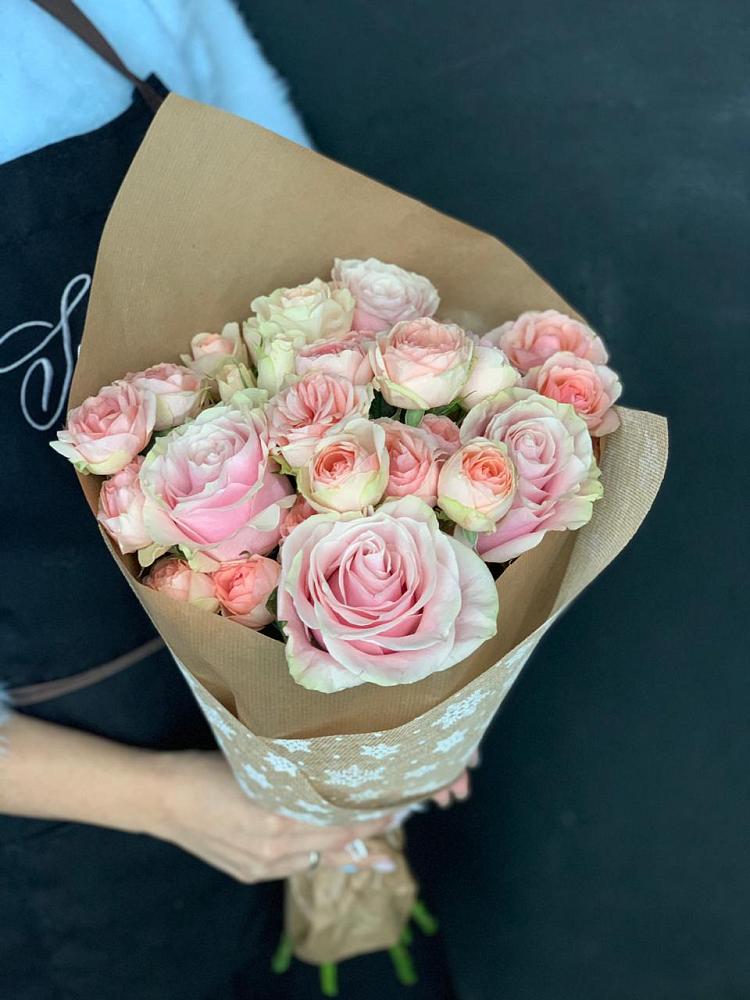 Букет цветов из: Хризантемы и Розы в Славске