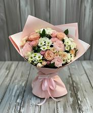 Букет цветов из:  Гвоздики, Розы и Хризантемы в Славске
