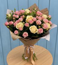 Букет цветов из:  Розы в Славске