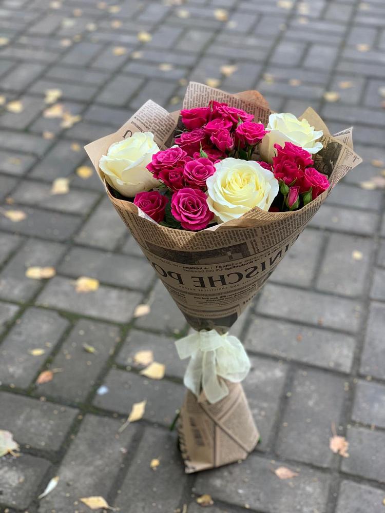 Букет цветов из: Розы в Славске