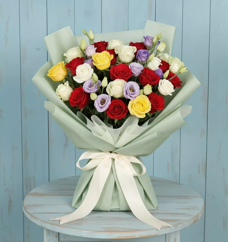 Букет цветов из: Розы в Славске